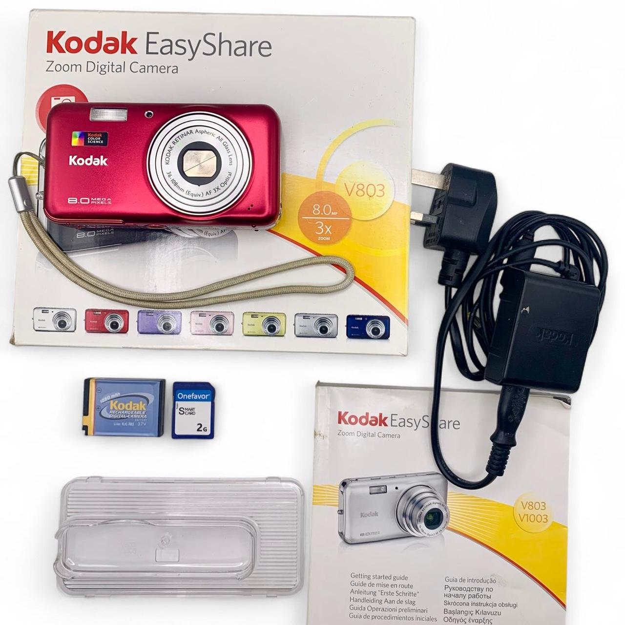 Kodak EasyShare V803 Digital Camera Red