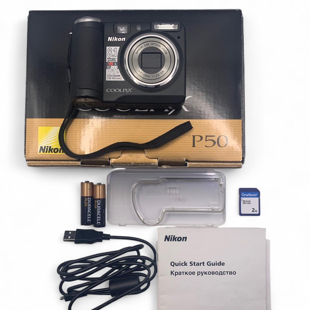 Nikon Coolpix P50 Digital Camera Black