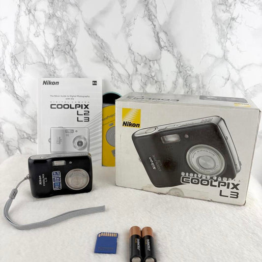 Nikon Coolpix L3 Digital Camera Black