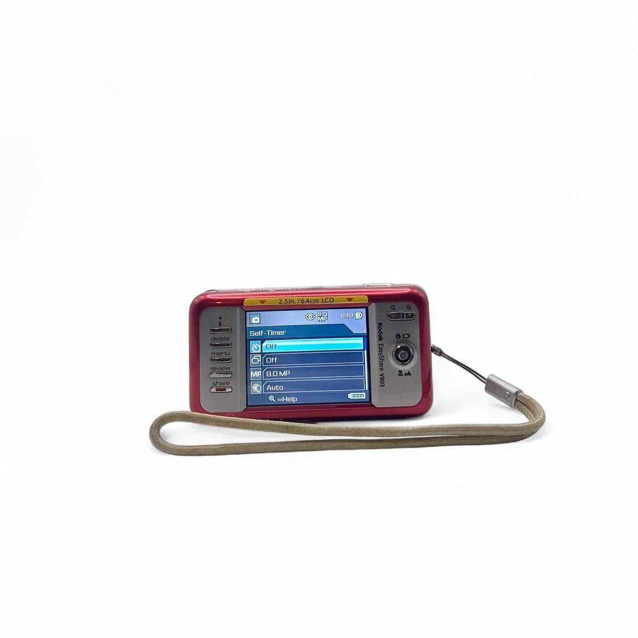 Kodak EasyShare V803 Digital Camera Red