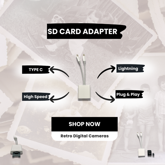 SD Card Adapter/Reader for iPhone/Android Phones & Other Devices Lightning & Type C Port Plug and Play