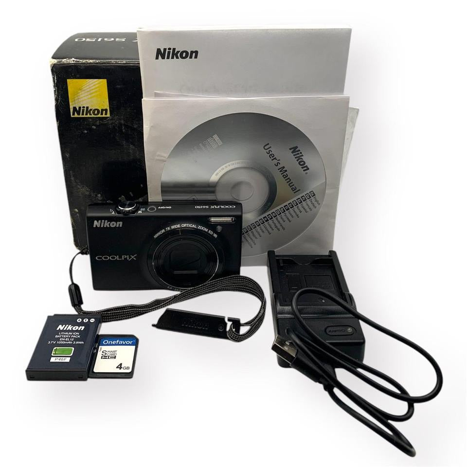 Nikon Coolpix S6150 Digital Camera Black