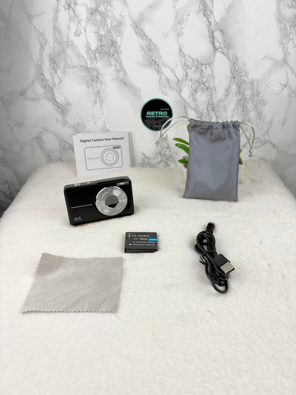 Retro Digital Camera – 44MP, 1080P, 16X Zoom, 2.4" Screen