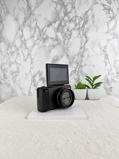 Retro Digital Camera – 80MP | Flip Screen | WiFi | 18X Zoom