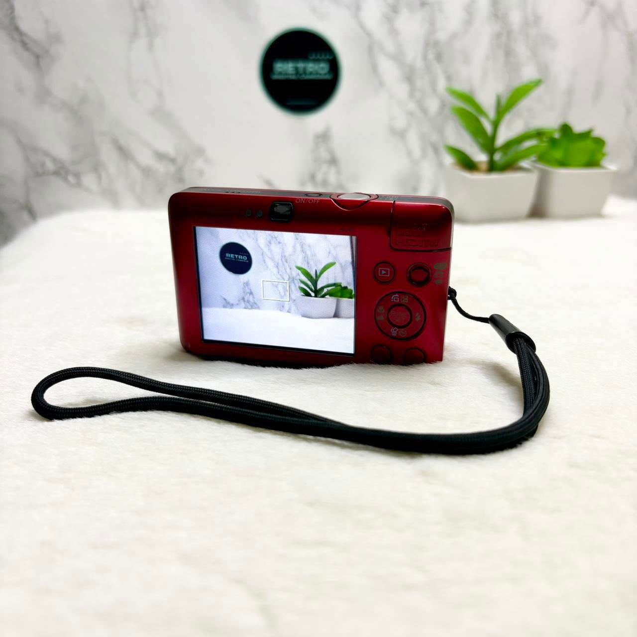 Canon IXUS 100 IS Digital Camera Red