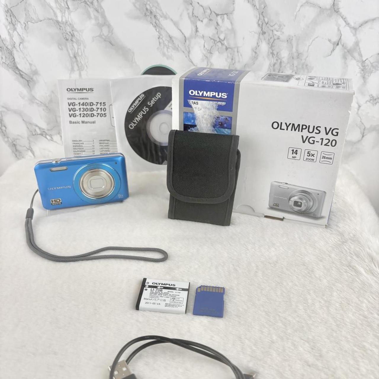 Olympus VG-120 Digital Camera Blue