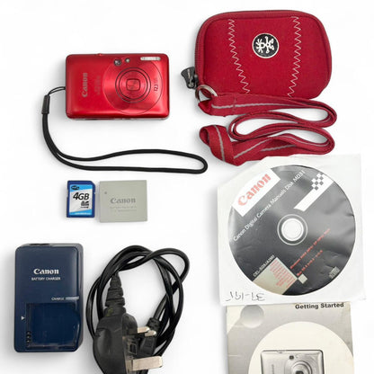 Canon IXUS 100 IS Digital Camera Red