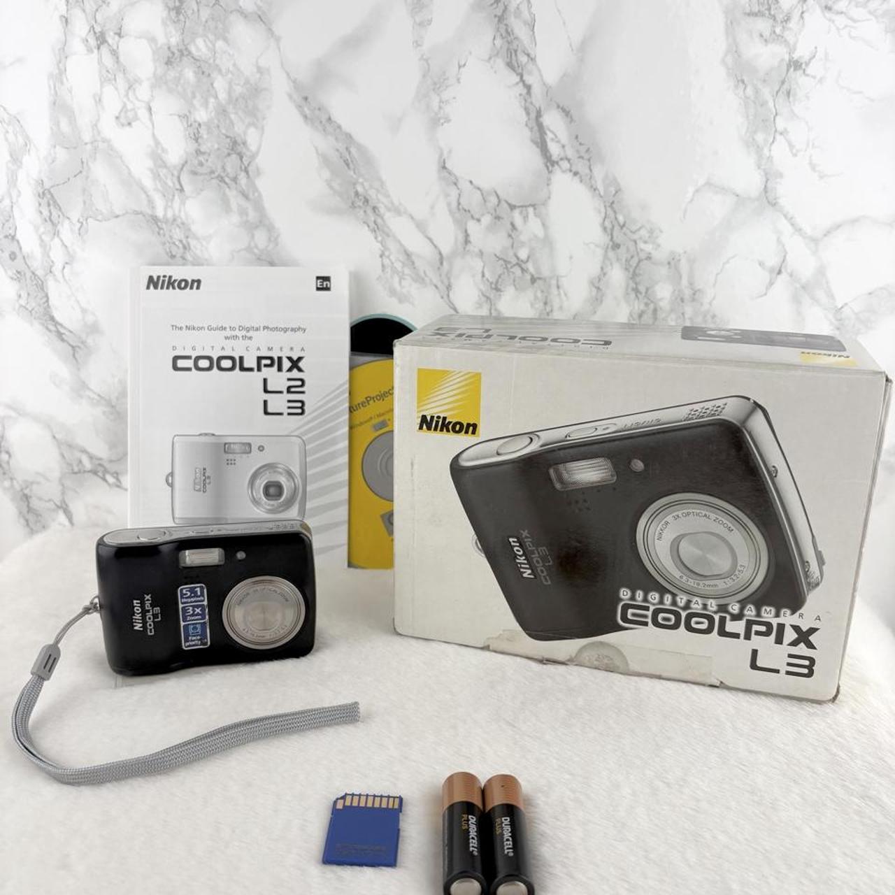 Nikon Coolpix L3 Digital Camera Black