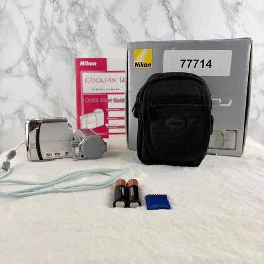 Nikon Coolpix S4 Digital Camera Silver